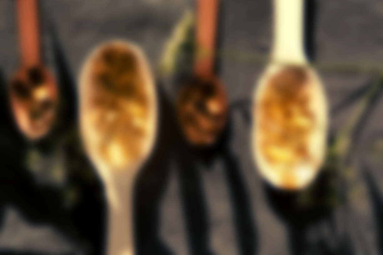 Wooden spoons containing omega 3 vitamins, sports, vitamins, healthy lifestyle, dietary supplements, vitamin , sports supplements